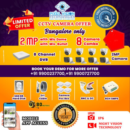 HD Audio, Video 2MP (1080p) 8 Channel Combo